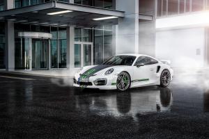 Porsche 911 Turbo White by TechArt '2014